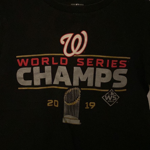 Washington Nationals Youth World Series Champions Shirt - Size Medium / 10-12 - Picture 2 of 5